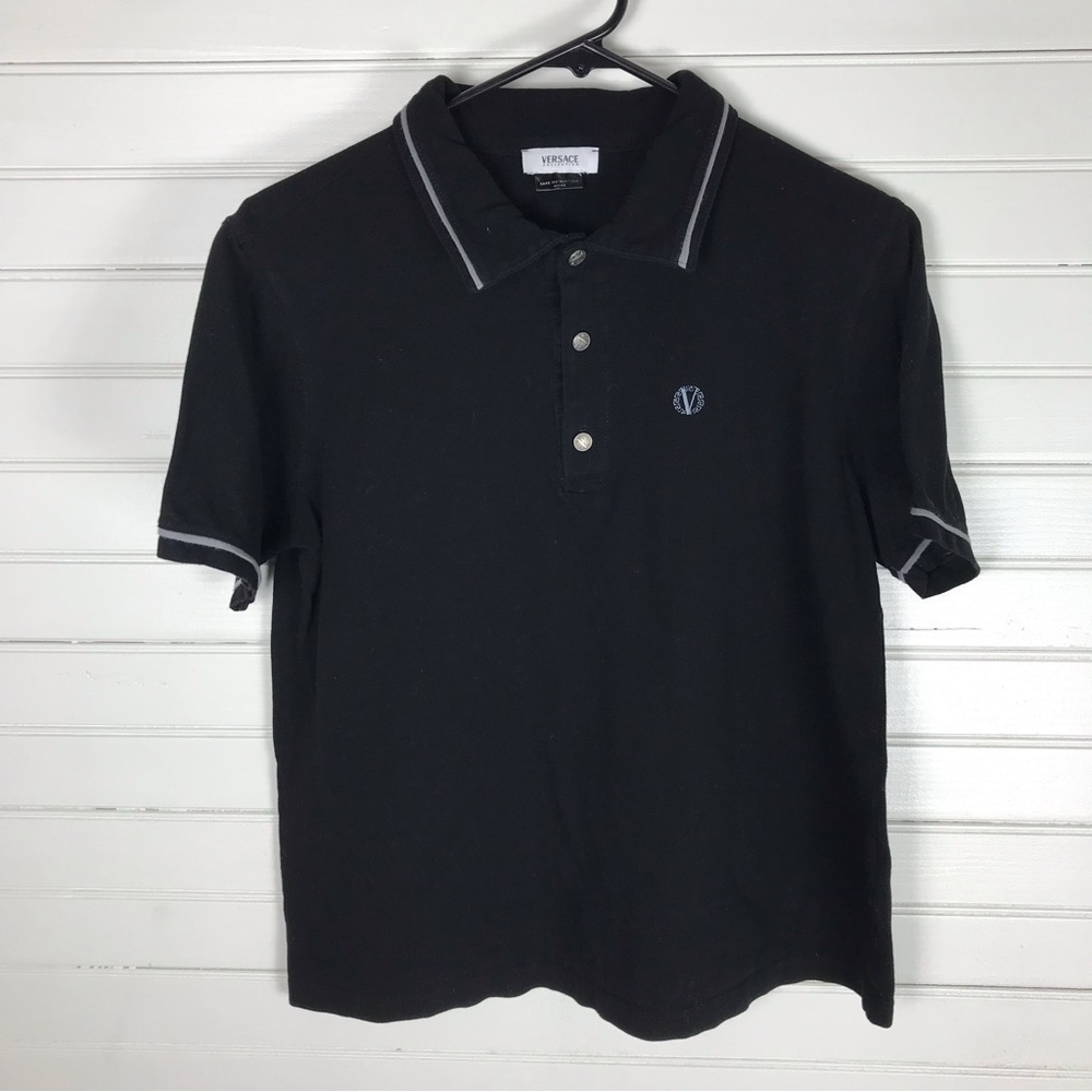 Versace Logo Polo Shirt Size L